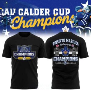 Toronto Marlies Calder Cup Champions 2018 2026 CCM 2X Tee Hoodie Toronto Marlies Calder Cup Champions 2018 2026 CCM 2X Tee Hoodie