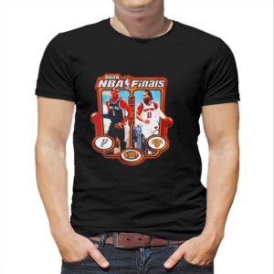 Two Thousand Twenty Six NBA Finals San Antonio Spurs Victor Wembanyama One New York Knicks Tee