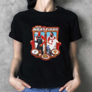 Two Thousand Twenty Six NBA Finals San Antonio Spurs Victor Wembanyama One New York Knicks Tee