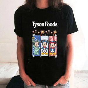 Tyson Foods Mickey Mouse Statue of Liberty Patriot and Uncle Sam Tee