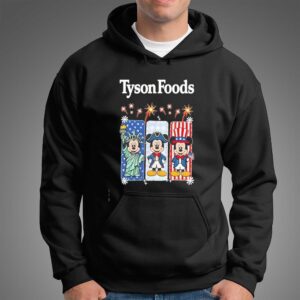 Tyson Foods Mickey Mouse Statue of Liberty Patriot and Uncle Sam Tee