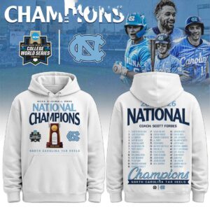 UNC Tar Heels NCAA Baseball Champions Hoodie Shirt