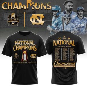 UNC Tar Heels NCAA Baseball Champions Hoodie Shirt