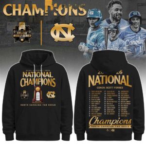 UNC Tar Heels NCAA Baseball Champions Hoodie Shirt