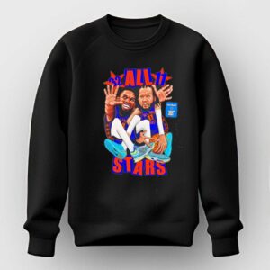 Uberkunst Bocker Back Pages Jalen Brunson and Karl Anthony Towns All Stars Tee
