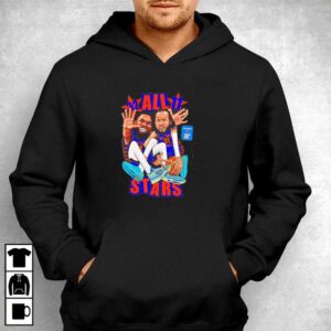 Uberkunst Bocker Back Pages Jalen Brunson and Karl Anthony Towns All Stars Tee