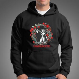 Unapologetic Medusa Holding Head of Perseus Rose Wreath Tee