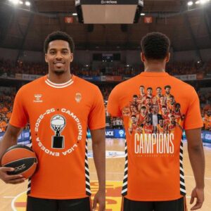 Valencia Basket 2026 Liga Endesa Champions Locker Room T Shirt