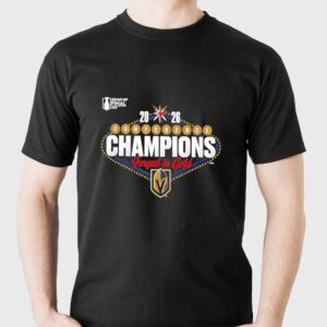 Vegas Golden Knights 2026 Conference Champions Forged In Gold Stanley Cup Final Tee