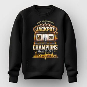 Vegas Golden Knights 2026 Jackpot Champions Stanley Cup Tee
