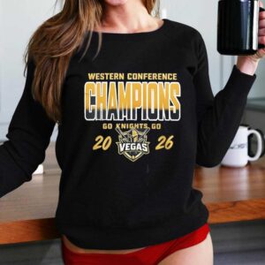 Vegas Golden Knights 2026 Western Conference Champions Hockey Logo Tee