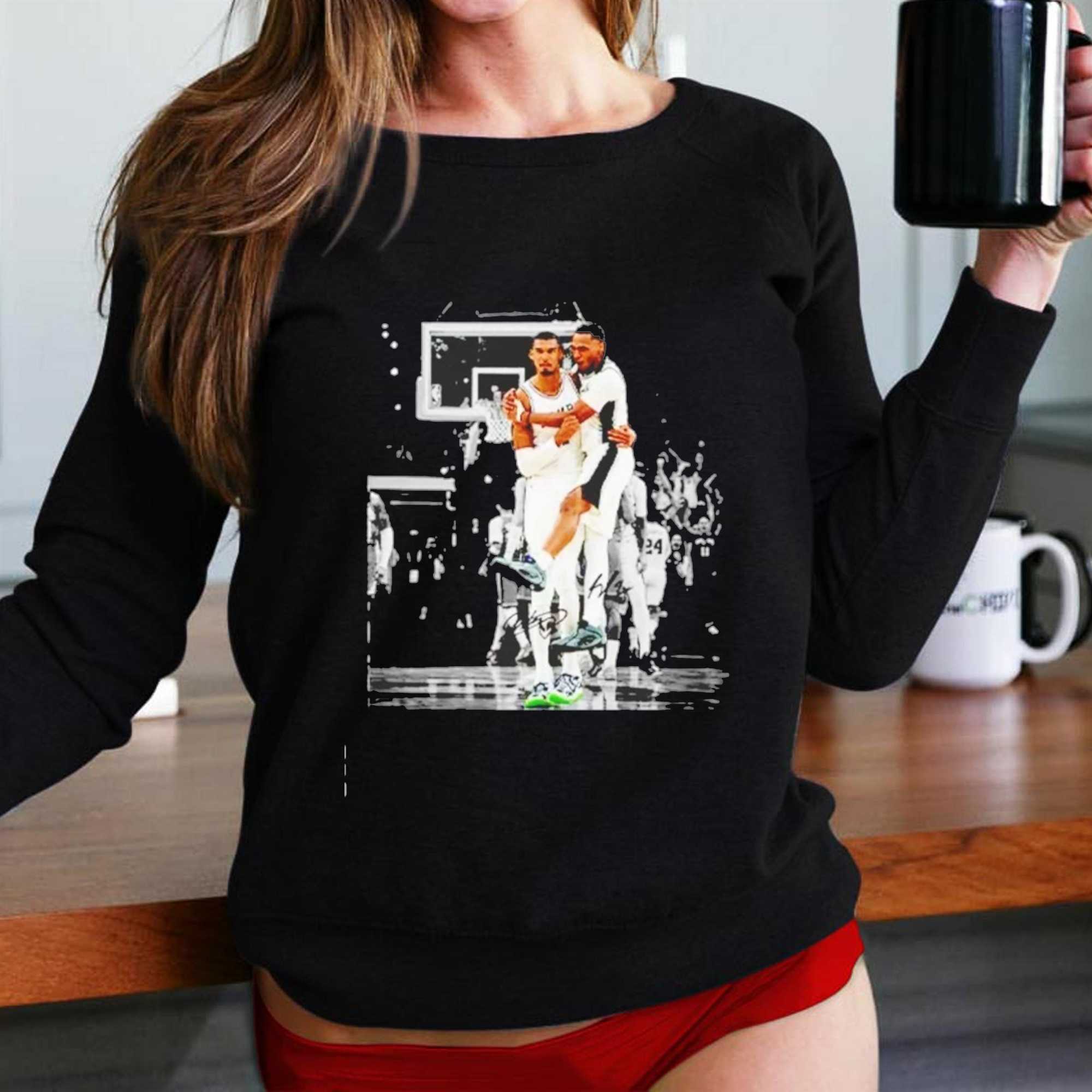 Victor Wembanyama And Stephon Castle Next Gen Spurs Shirt Victor Wembanyama And Stephon Castle Next Gen Spurs Shirt