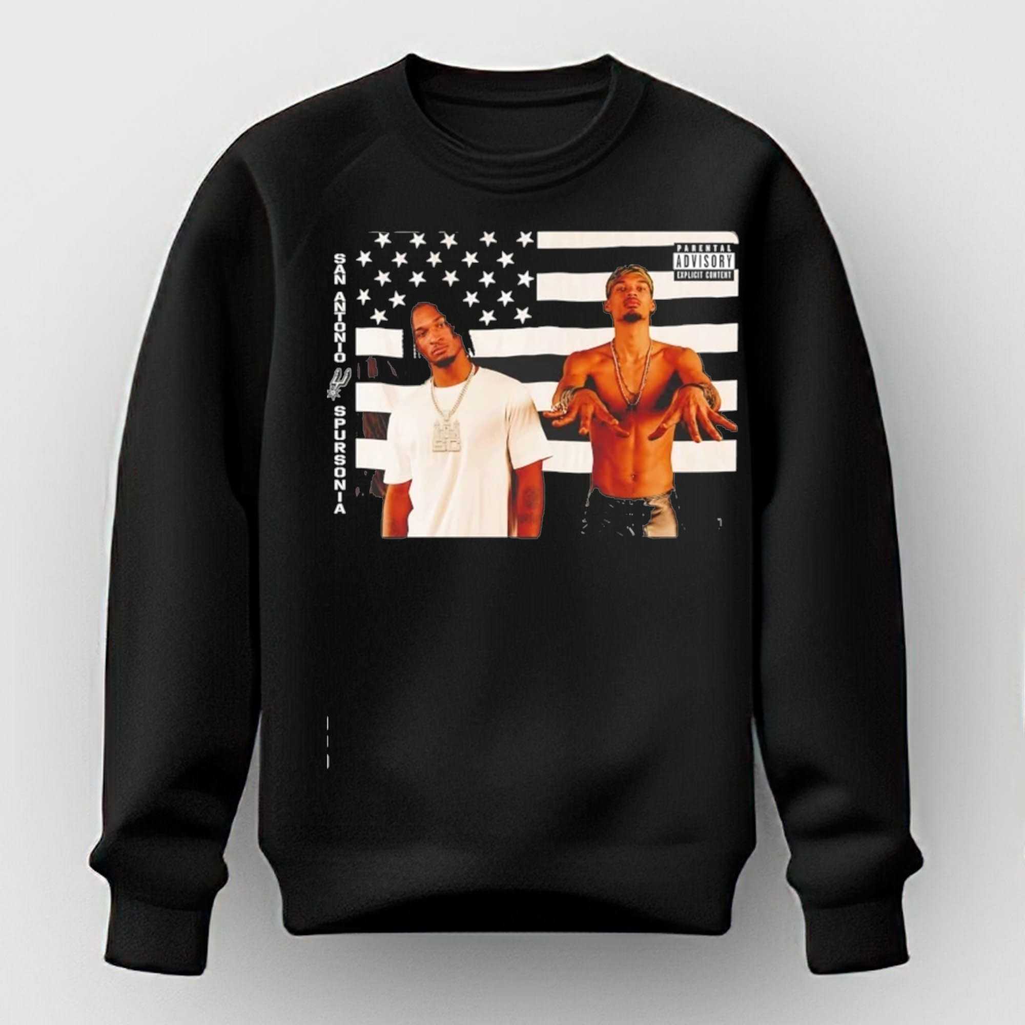 Victor Wembanyama and Stephon Castle San Antonio Spurs Stankonia Hip Hop Outkast shirt Victor Wembanyama and Stephon Castle San Antonio Spurs Stankonia Hip Hop Outkast shirt