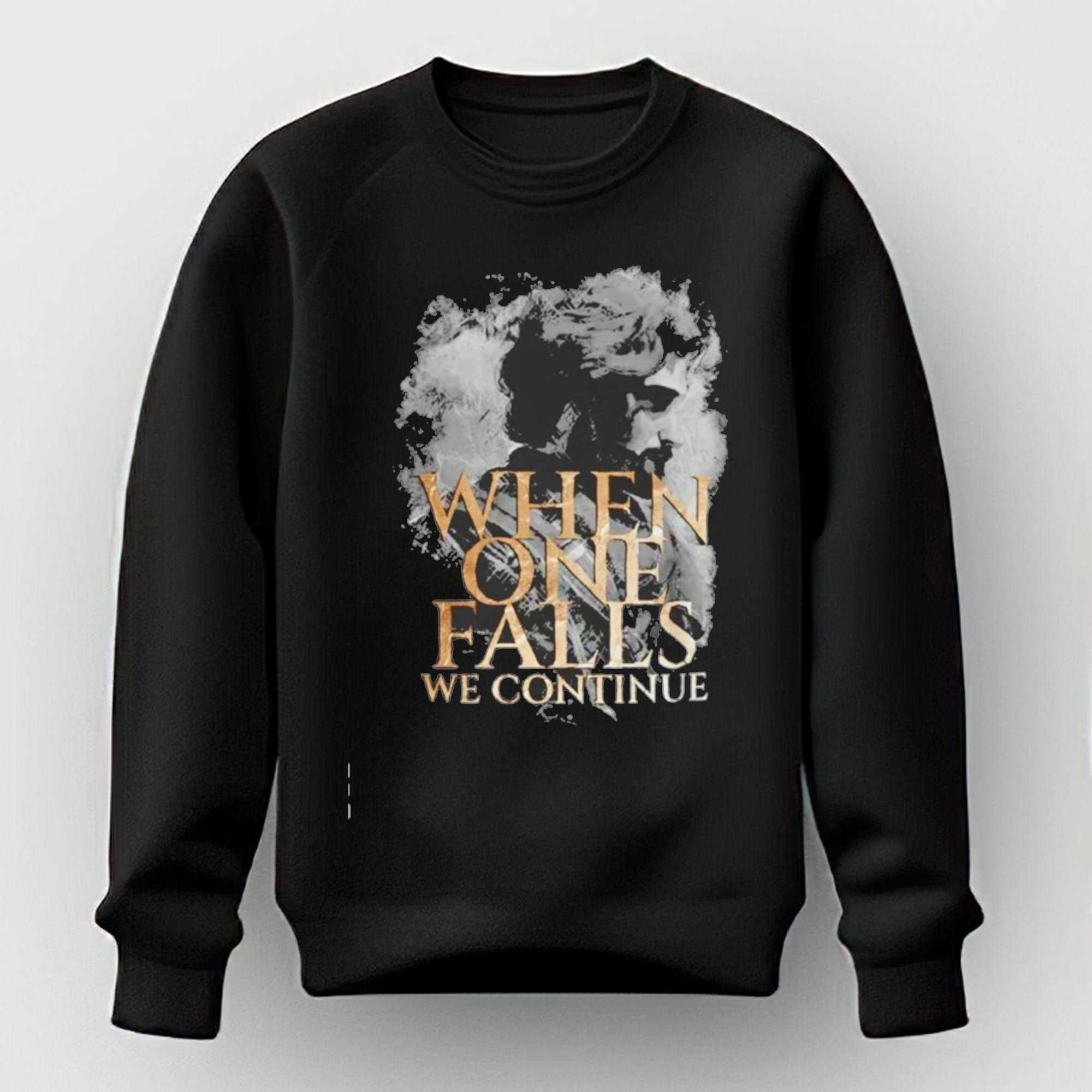 When One Falls We Continue Witcher Tee When One Falls We Continue Witcher Tee