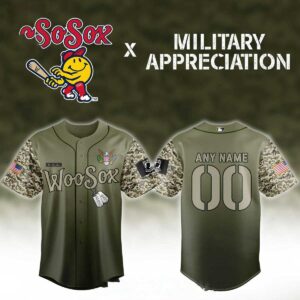 Worcester Red Sox Military Appreciation Night 2026 Custom Baseball Jersey