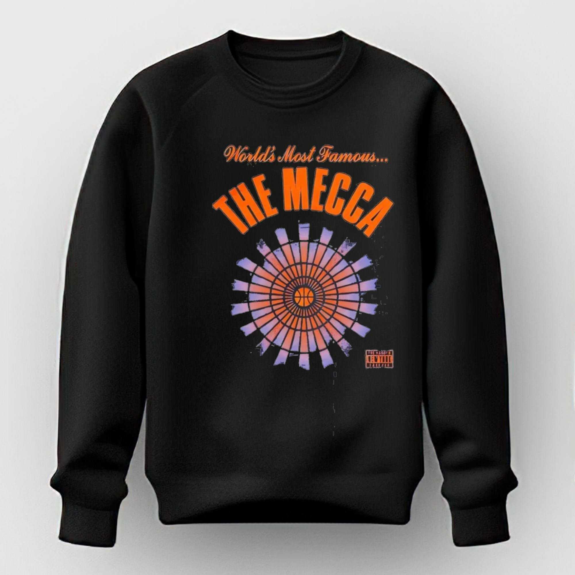 Worlds Most Famous The Mecca Madison Square Garden Ceiling Pattern Basketball Tee