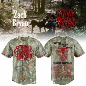 Zach Bryan The With Heaven On Tour 2026 Schedule Baseball Jersey