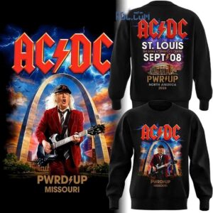 ACDC PWR UP Tour ST Louis 2026 Hoodie Shirt