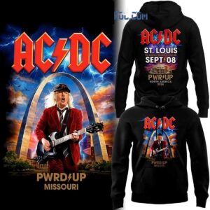ACDC PWR UP Tour ST Louis 2026 Hoodie Shirt