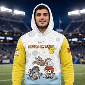 Anaheim Ducks 2026 Pokemon Night Hockey Game Tee Hoodie