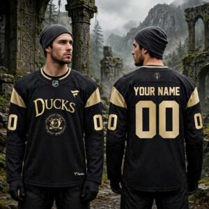 Anaheim Ducks 2026 The Lord of The Rings 25th Anniversary Custom Jersey