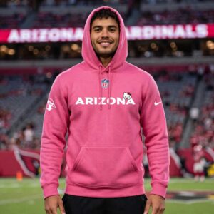 Arizona Cardinals Hello Kitty 2026 Theme Football Night Tee Hoodie