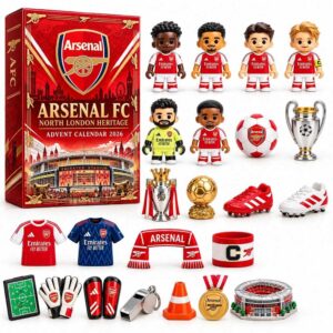 Arsenal Fc North London Heritage 2026 Advent Calendar 24 Charms