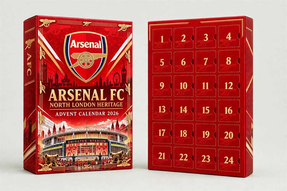 Arsenal Fc North London Heritage 2026 Advent Calendar 24 Charms Arsenal Fc North London Heritage 2026 Advent Calendar 24 Charms