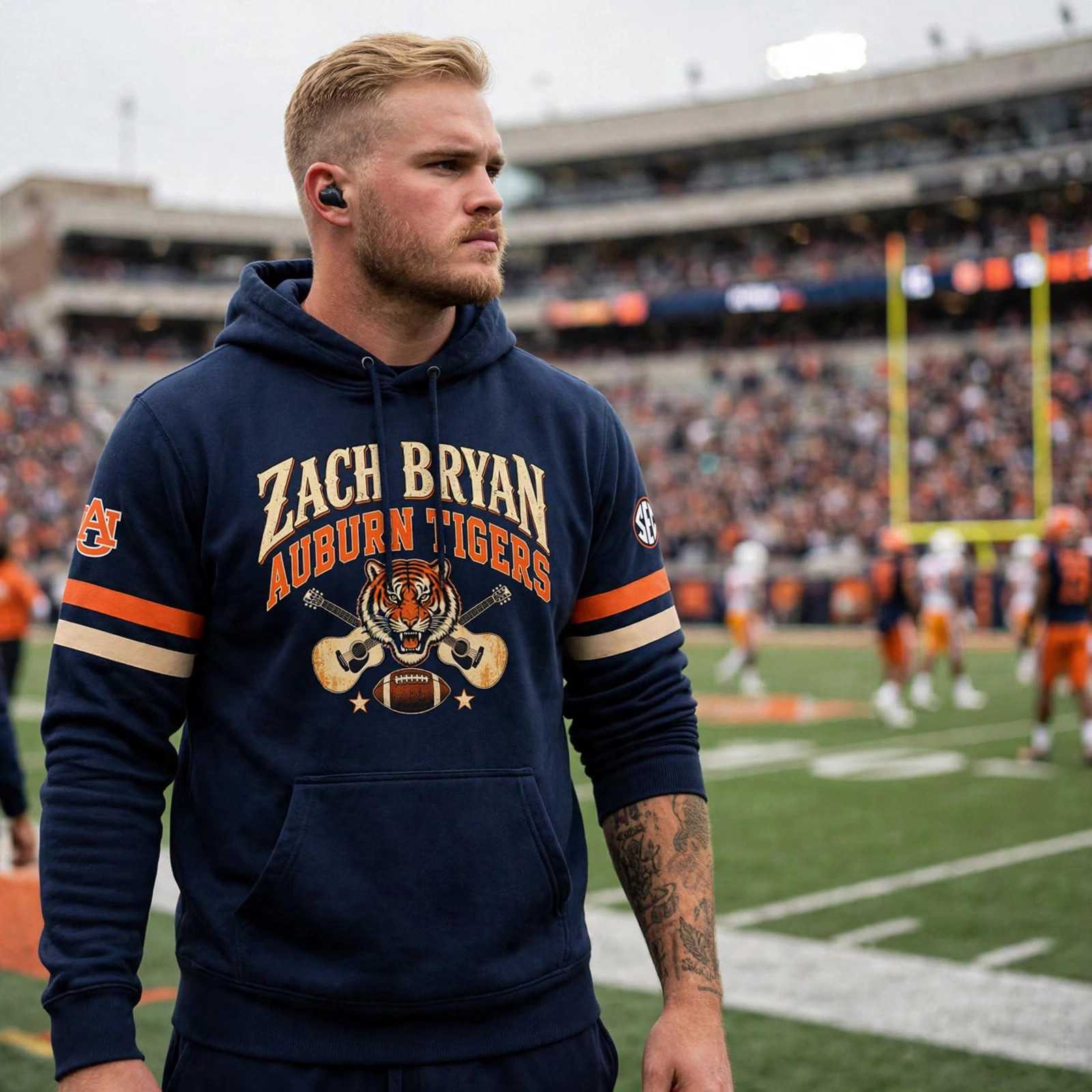 Auburn Tigers 2026 Zach Bryan Vintage Country Tee Hoodie Auburn Tigers 2026 Zach Bryan Vintage Country Tee Hoodie
