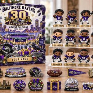 Baltimore Ravens 30th Anniversary 2026 Advent Calendar 24 Charms