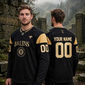 Boston Bruins 2026 The Lord of The Rings 25th Anniversary Custom Jersey
