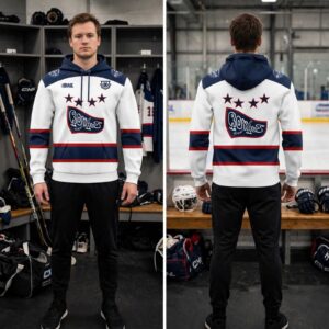 Brampton Steelheads 2026 Royal Throwback Hockey Night Tee Hoodie