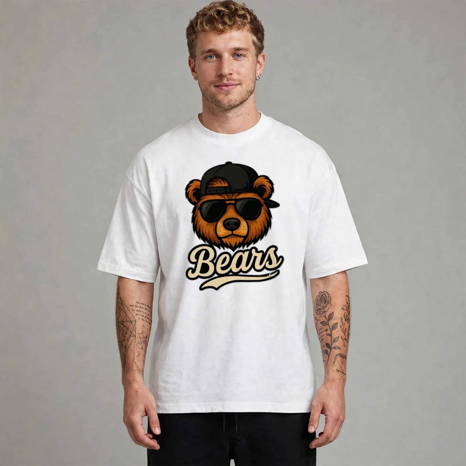 Chicago Bears bear wearing sunglasses and cap shirt Chicago Bears bear wearing sunglasses and cap shirt