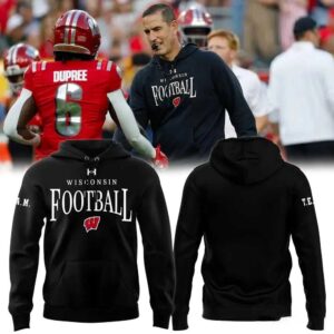 Coach Luke Fickell Wisconsin Badgers Football Hoodie