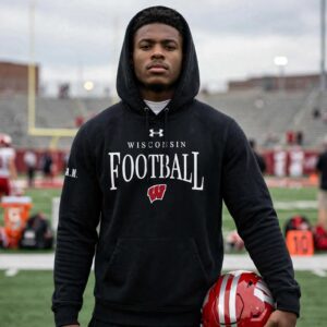 Coach Luke Fickell Wisconsin Badgers Football Hoodie
