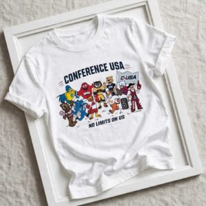 Conference USA no limits on us mascot collection shirt