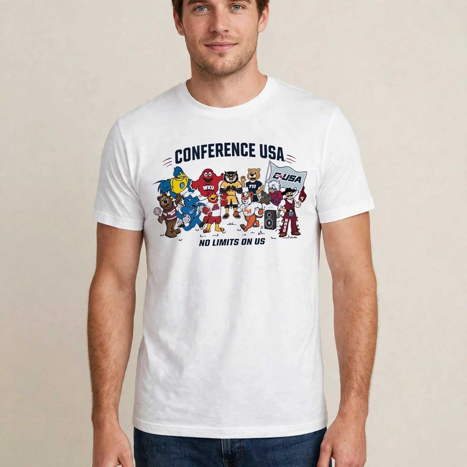 Conference USA no limits on us mascot collection shirt Conference USA no limits on us mascot collection shirt