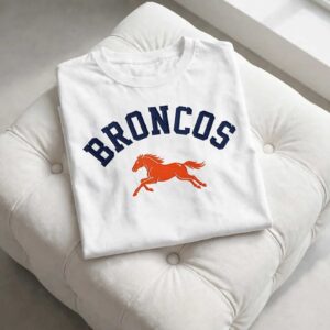 Denver Broncos Broncos Country National Football League logo center shirt
