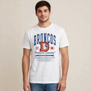 Denver Broncos Broncos Country National Football League logo center shirt