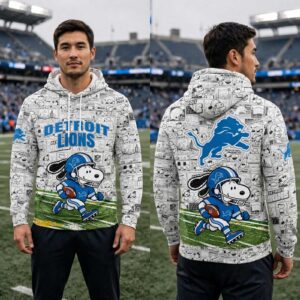 Detroit Lions 2026 Peanuts NFL Game Day X mas Game Tee Hoodie Detroit Lions 2026 Peanuts NFL Game Day X mas Game Tee Hoodie