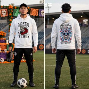 Dia de los Muertos Texans Hoodie Dia de los Muertos Texans Hoodie