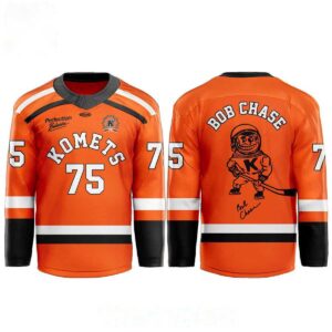 Fort Wayne Komets 1963 1964 Bob Chase Memorial Game Custom Hockey Jersey