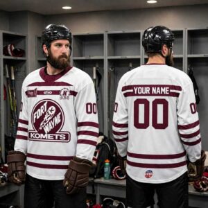 Fort Wayne Komets 75th Anniversary Night Of Throwback Vibe Hockey Jersey