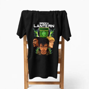 Green Lantern three men Green glowing eyes shirt