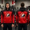 Houston Texans Fourth Wings Night 2026 Red Tee Hoodie
