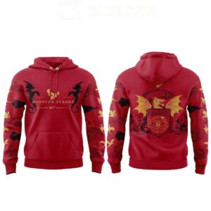 Houston Texans Fourth Wings Night 2026 Red Tee Hoodie