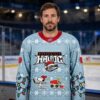 Fort Wayne Komets 1963 1964 Bob Chase Memorial Game Custom Hockey Jersey