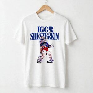 Igor Shesterkin number 31 New York Rangers NHL goalie shirt