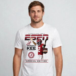 Keelon Russell number 12 Alabama Crimson Tide President Kee special edition ESPN football shirt