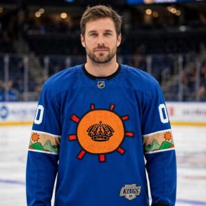 Los Angeles Kings Salvadoran Heritage Night Custom Hockey Jersey